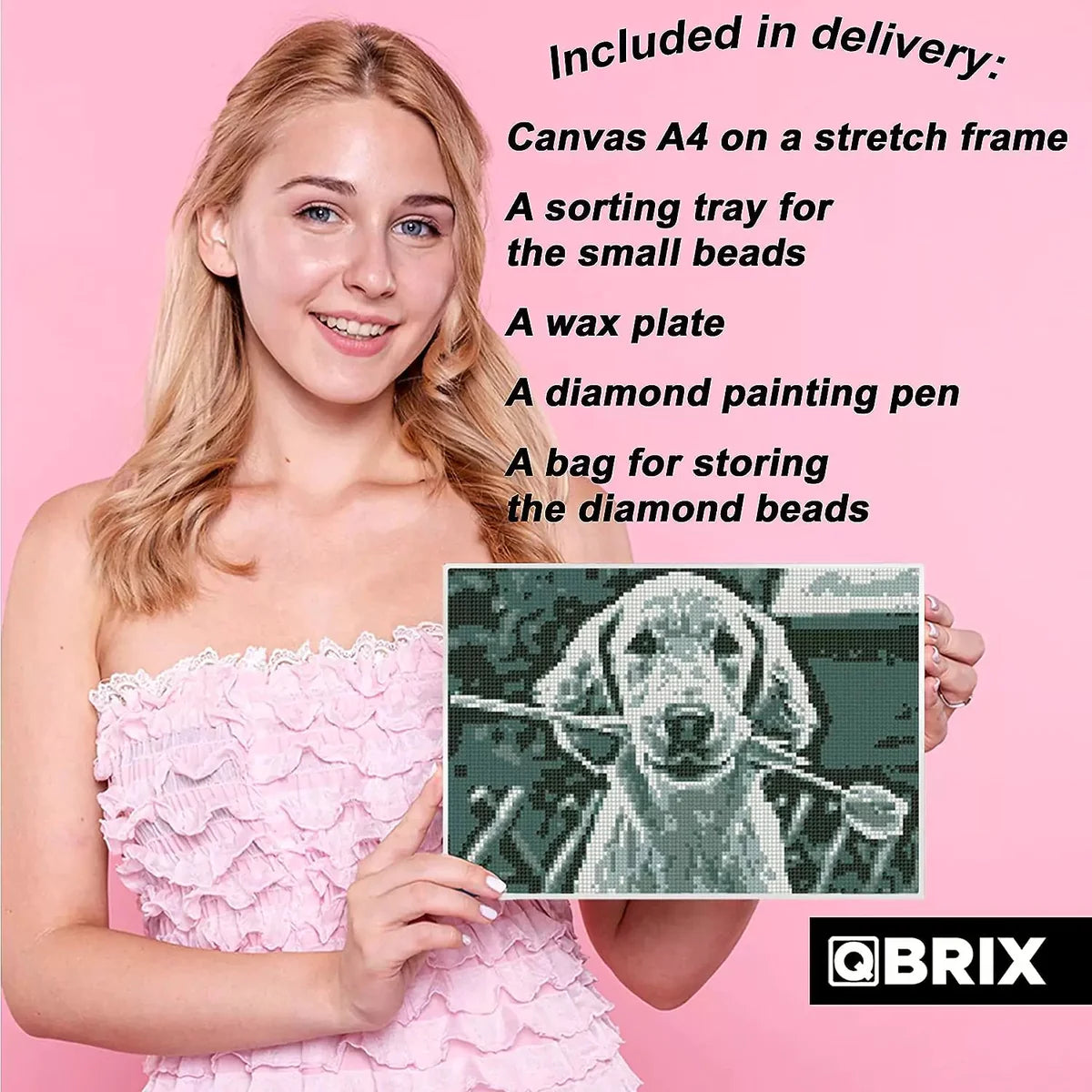 QBRIX A4 Original Diamond Painting Kit