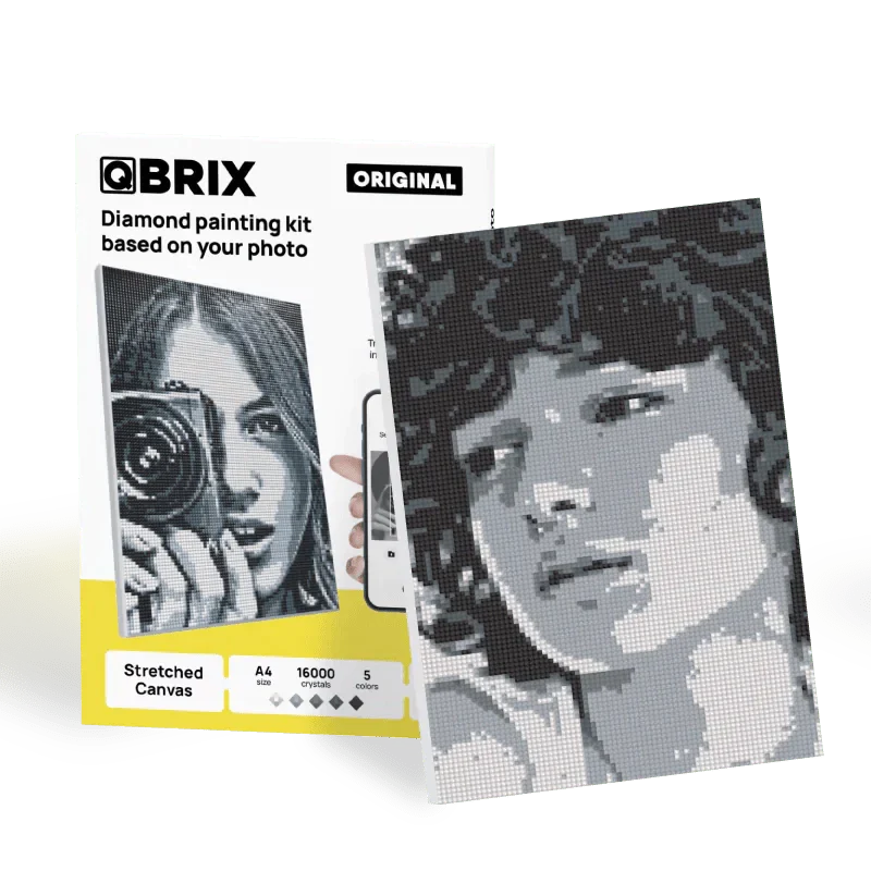 طقم الرسم الماسي الأصلي QBRIX A4